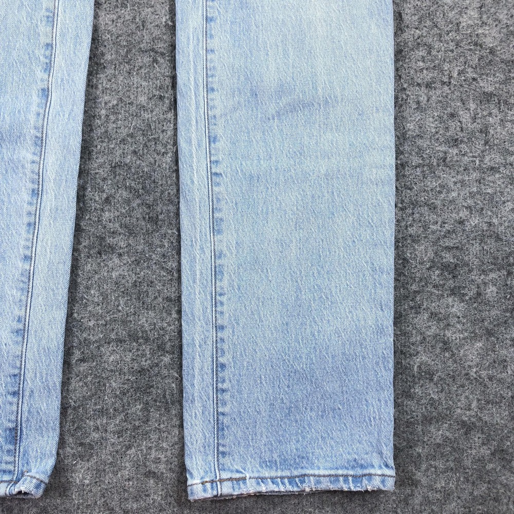 Madewell Jeans Mens 31x34 Blue Light Wash Slim Tapered Denim Pants Stretch - Picture 3 of 16